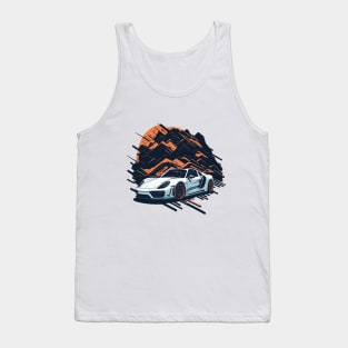 Porsche 918 Spyder Vintage Car Tank Top